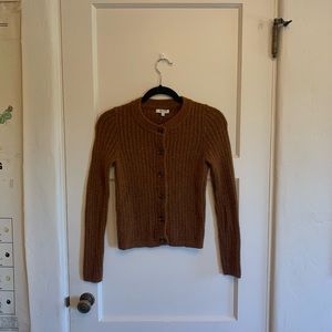 Brown Madewell cardigan
